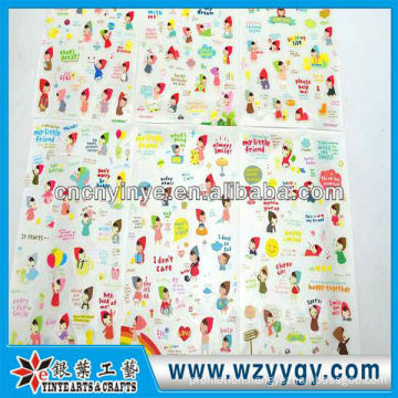 2013 colorful creative PVC stickers